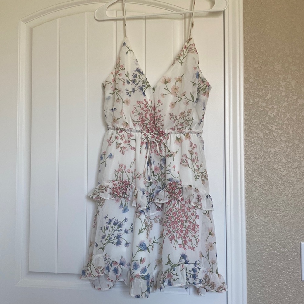 Saints + Secrets Mini Floral Tiered Dress